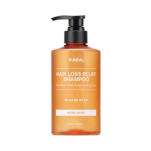 Придбати оптом Шампунь пивний для тонкого волосся Kundal Beer Yeast Hair Loss Relief Shampoo Herb Mint 500ml