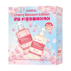Придбати оптом Набір засобів по догляду за волоссям Kundal Gift Edition Cherry Blossom Set 500ml+500ml