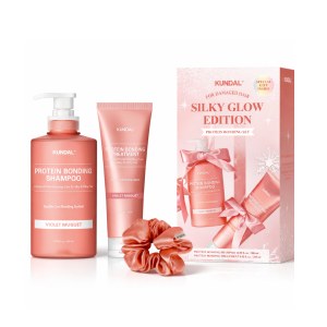 Придбати оптом Набір для пошкодженного волосся Holiday Silk Glow Edition Protein Bonding Care Set Ylang Ylang Shampoo 500ml & Treatment 250ml +