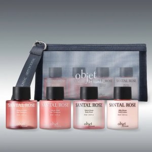 Придбати оптом Набір доглядових засобів за тілом та волоссям Objet by Kundal Travet Set Santal Rose 30ml