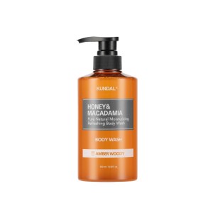 Придбати оптом Гель для душу Kundal Honey & Macadamia Body Wash Amber Woody 500ml