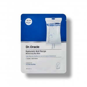 Придбати оптом Маска для обличчя тканинна інтенсивно зволожуюча Dr. Oracle Hyaluronic Acid Recipe Moisturizing Blue Mask 1ea