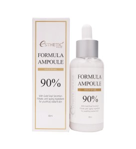 купити Сироватка для обличчя омолоджуюча з золотом 90% ESTHETIC HOUSE Formula Ampoule Gold Snail 90% , 80 мл