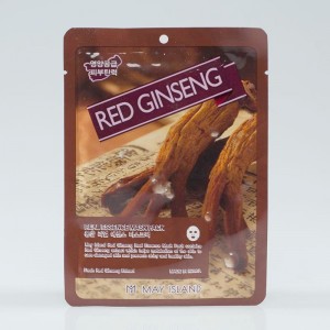 Придбати оптом Тканинна маска з червоним женьшенем May Island Real Essence Red Ginseng Mask Pack - 25 г