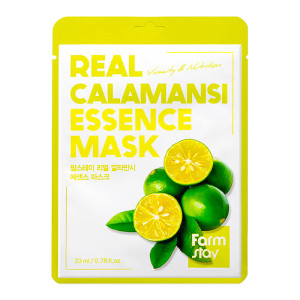 Опт Тканинна маска для обличчя з каламансі FARMSTAY REAL CALAMANSI ESSENCE MASK - 23 мл в Україні