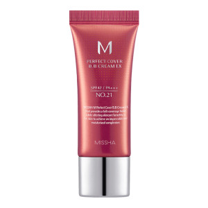 купити ВВ-крем з ідеальним покриттям  M Perfect Cover BB Cream EX №21 SPF42 PA+++, MISSHA - 20 мл