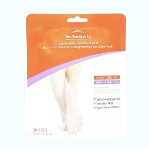 Фото Маска-шкарпетки для ніг Vita Solution 12 Brightening Foot Care Pack, JIGOTT - 2 шт*10 мл