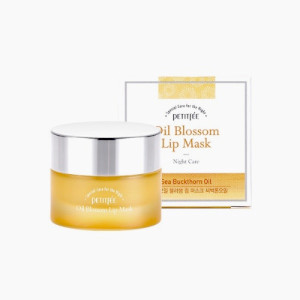 Придбати оптом Маска для губ Вітамін Е/Обліпиха Oil Blossom Lip Mask (Sea Buckthorn oil), PETITFEE - 15 гр
