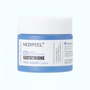 Крем для обличчя зволожуючий освітлювальний Glutathione Hyal Aqua Cream, MEDI-PEEL-50 мл