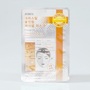 Придбати оптом Тканинна маска з гіалуроном Mijin Junico Crystal All-in-one Facial Mask Hyaluronic Acid - 25 мл