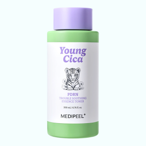 Тонер-есенція заспокійлива з центеллою та PDRN Young Cica PDRN Trouble Soothing Essence Toner, MEDI-PEEL - 200 мл