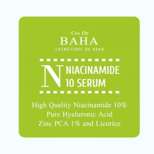 Придбати оптом Пробник освітлювальної сироватки для обличчя з ніацинамідом Cos De BAHA Niacinamide 10 Serum (N) - 1 мл