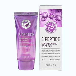 Тональний крем для обличчя BB/Пептиди 8 Peptide Sensation Pro BB Cream, ENOUGH - 50 гр