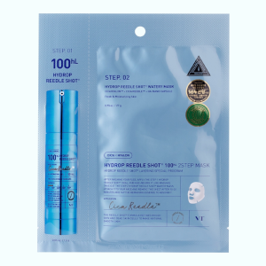 Маска зволожуюча для обличчя  HYDROP REEDLE SHOT 100hL 2-STEP MASK, VT COSMETICS - 1 шт