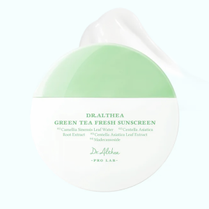 Сонцезахисний крем з екстрактом зеленого чаю освіжаючий Green Tea Fresh Sunscreen, Dr.Althea Pro Lab - 45 мл