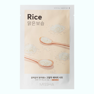 Придбати оптом Тканевая маска с экстрактом риса Airy Fit Sheet Mask Rice, MISSHA - 1 шт