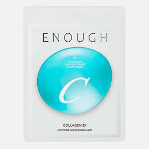 Придбати оптом Тканинна маска живильна з колагеном Collagen 3X Moisture Nourishing Sheet Mask, ENOUGH - 1 шт