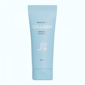 Ночная маска для лица ЛИФТИНГ/КОЛЛАГЕН Collagen Universal Solution Sleeping Pack, J:ON -  50 гр