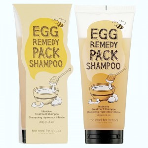 Фото Шампунь для волосся із яєчним жовтком Too Cool For School Egg Remedy Pack Shampoo - 200 г