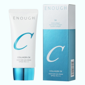 купити Сонцезахисний крем для обличчя з колагеном Collagen 3X Moisture Sun Cream SPF50+, ENOUGH - 50 мл