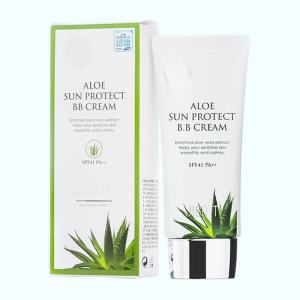 Тональний крем для обличчя ALOE SUN PROTECT BB CREAM SPF41 PA++,  JIGOTT - 50 мл