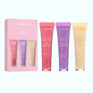 Придбати оптом Набір бальзамів для сяючих губ Lip Glowy Balm Trio Holiday Set, Laneige -  3х10г