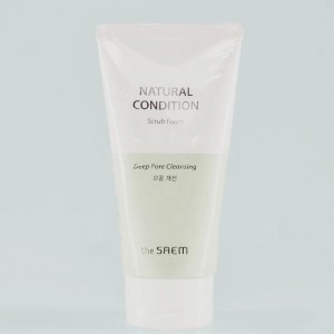 Придбати оптом  Очищаюча пінка-скраб для проблемної шкіри THE SAEM Natural Condition Scrub Foam [Deep pore cleansing] - 150 мл