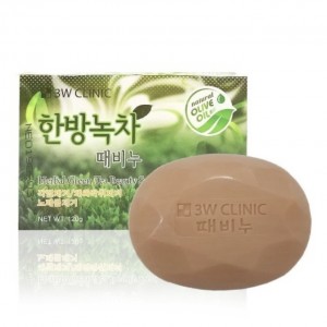 Придбати оптом Мило з екстрактом зеленого чаю 3W Clinic Herbal Green Tea Beauty Soap - 120 гр