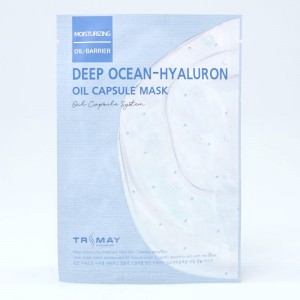 Фото Зволожуюча тканинна маска-капсула для обличчя TRIMAY Deep Ocean-Hyaluron Oil Capsule Mask - 25 мл(EXP 03.01.2024)