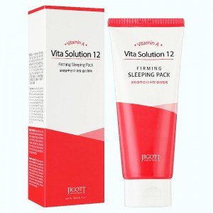 Придбати оптом Нічна маска, що підтягує Vita Solution 12 Firming Sleeping Pack, JIGOTT - 180 мл
