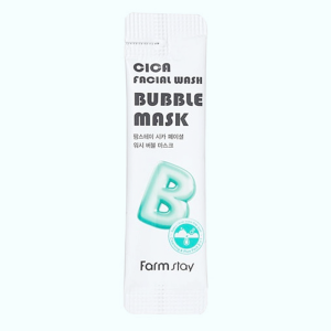 купити Маска для вмивання з бульбашками з центеллою Cica Facial Wash Bubble Mask, FarmStay - 5 мл