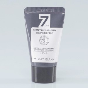 Придбати оптом Міні-версія пептидної пінки для вмивання May Island 7 Days Secret Peptide 8 Plus Cleansing Foam - 30 мл
