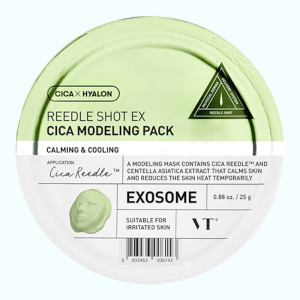 Придбати оптом Маска альгінатна з мікроголками та центеллою Reedle Shot EX Cica Modeling Pack, VT COSMETICS. - 25 г