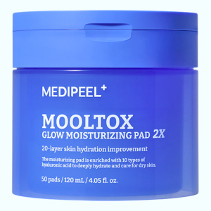 Придбати оптом Пілінг-педи зволожуючі Mooltox Glow Moisturizing Pad 2X 120 мл, MEDI-PEEL - 50 шт