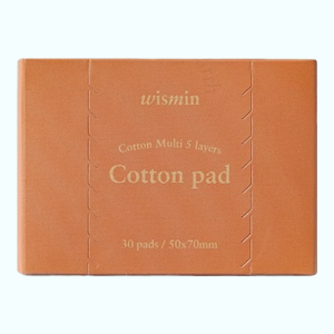 Подушечки косметичні бавовняні 5-шарові Cotton Multi 5 Layers Cotton Pad, WISMIN - 30 шт