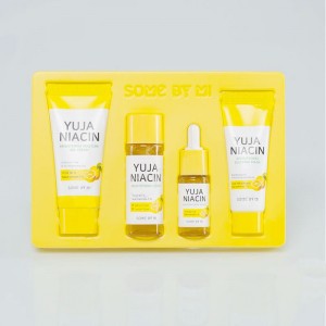 Придбати оптом Набір міні-версій засобів для освітлення шкіри обличчя Some By Mi Yuja Niacin 30 Days Brightening Starter kit - 4 предмета