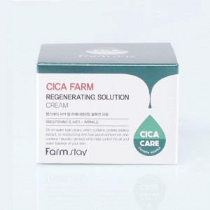 Придбати оптом Крем для обличчя з центеллою FARMSTAY CICA FARM REGENERATING SOLUTION CREAM - 50 мл