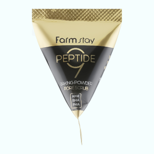 Придбати оптом Скраб для обличчя з пептидами та кислотами Peptide 9 Baking Powder Pore Scrub, FarmStay - 1 шт*7 мл