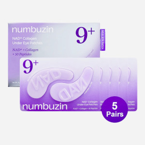купити Патчі гідрогелеві ліфтинг під очі з колагеном і пептидами No.9 NAD+ Collagen Under Eye Patches, NUMBUZIN - 5 шт