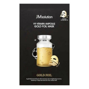 Придбати оптом Тканинна маска з вітамінним комплексом V9 Vitamin Ampoule Gold Foil Mask, JMSOLUTION - 1 шт