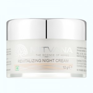 Придбати оптом Крем для обличчя нічний відновлюючий Revitalizing Night Cream with Almond & Palasha, MITVANA - 12 мл