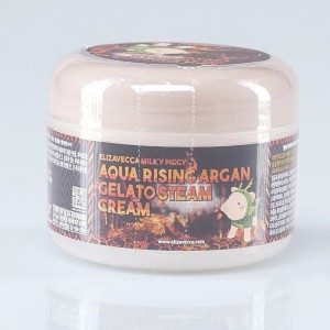 Придбати оптом Паровий крем з арганою для обличчя Elizavecca Milky Piggy Aqua Rising Argan Gelato Steam Cream - 100 мл