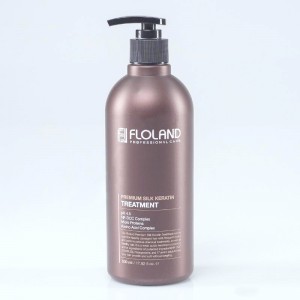 Придбати оптом Відновлювальний кондиціонер-маска для волосся FLOLAND Premium Silk Keratin Treatment - 530 мл