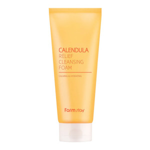 купити Пінка для вмивання заспокійлива з екстрактом календули Calendula Cleansing Foam, FarmStay - 180 мл