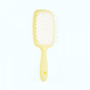 Гребінець SMALL SUPER BRUSH Janeke - жовтий з білим