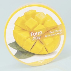 Крем для обличчя і тіла з манго FARMSTAY REAL MANGO ALL-IN-ONE CREAM - 300 мл