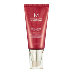 купити ВВ-крем з ідеальним покриттям  M Perfect Cover BB Cream EX №21 SPF42 PA+++, MISSHA - 50 мл