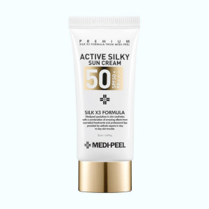 Сонцезахисний крем Active Silky Sun Cream SPF50+, MEDI-PEEL - 50 мл