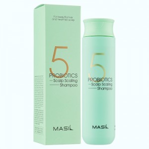 Придбати оптом Masil 5 Probiotics Scalp Scaling Shampoo Шампунь для глибокого очищення шкіри голови з пробіотиками - 300 мл