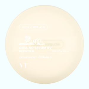 Пудра для обличчя для вирівнювання тону Cica No Sebum UV Powder SPF20 PA++, VT COSMETICS - 5 г